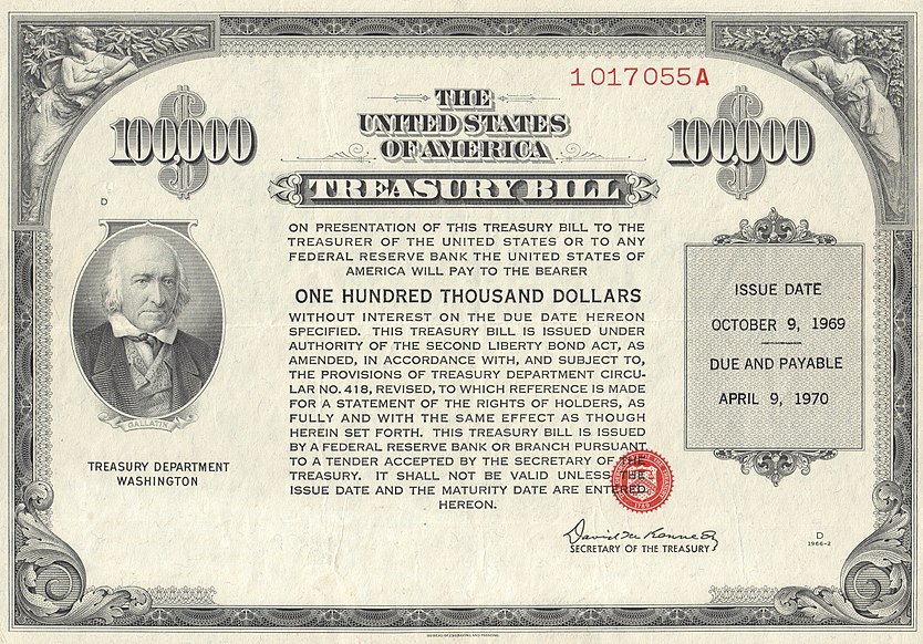 834px1969_100K_Treasury_Bill_(front) Key To Study