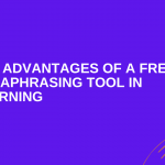 What benefits does an AI paraphrase tool bring to writers?