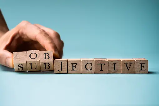 Objective vs. Subjective Reasoning
